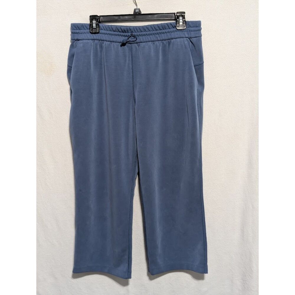 Lululemon Softstreme High-Rise Straight Leg Crop Blue Women's Size 12